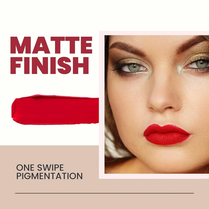 MARS Matte Super Stay Lipstick | Up to 12 Hours Long Lasting | Smudge Proof and Waterproof Lipstick for Women (2.6 gm) (15-FANTASYLAND) thumbnail 5